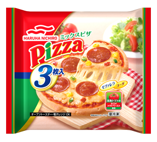 ミックスピザ3枚入の商品パッケージイメージ