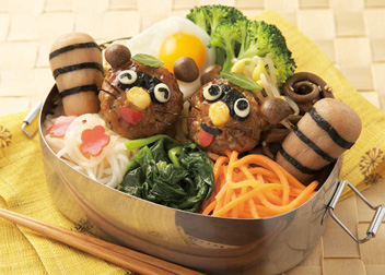 タヌキのビビンバ弁当