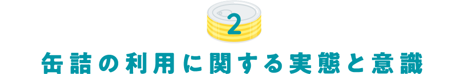 缶詰の利用に関する実態と意識