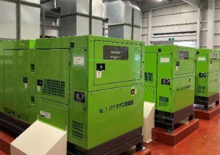 メタンガスから電力を発生させる発電機