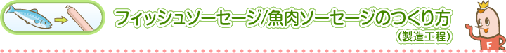 フィッシュソーセージ/魚肉ソーセージのつくり方（製造工程）