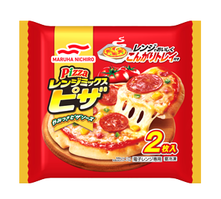 レンジミックスピザ2枚入の商品パッケージイメージ
