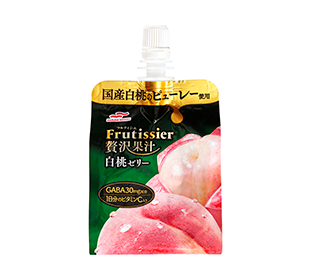 フルティシエ 贅沢果汁 白桃 150g
