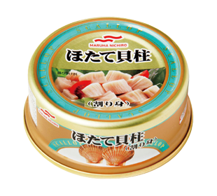 ほたて貝柱水煮割り身の商品パッケージイメージ