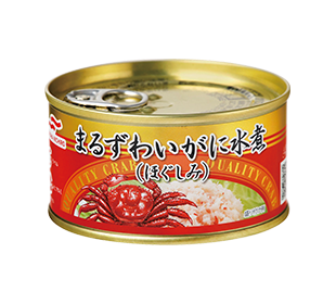 まるずわいがに水煮(ほぐしみ)110gの商品パッケージイメージ