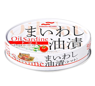 まいわし油漬〈トマト〉エキストラバージンオイルの商品パッケージイメージ