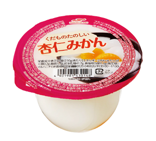 くだものたのしい 杏仁みかんの商品パッケージイメージ