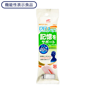 DHAのチカラ フィッシュソーセージ 記憶をサポート50g2本の商品パッケージイメージ