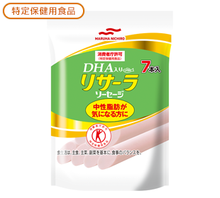 DHA入りリサーラソーセージ7本入の商品パッケージイメージ