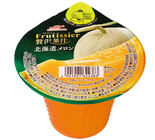フルティシエ 贅沢果汁 北海道メロンの商品パッケージイメージ
