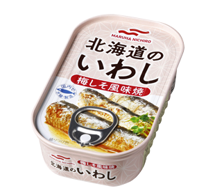 北海道のいわし 梅しそ風味焼の商品パッケージイメージ