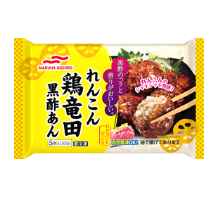 れんこん鶏竜田黒酢あんの商品パッケージイメージ