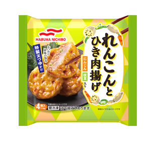 れんこんとひき肉揚げ