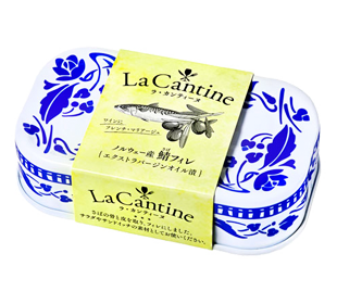 La Cantine さばフィレエクストラバージンオイル漬の商品パッケージイメージ