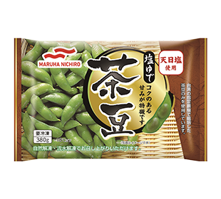 塩ゆで茶豆(台湾)380gの商品パッケージイメージ