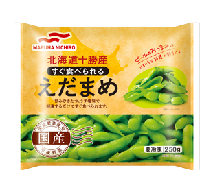 北海道十勝産すぐ食べられるえだまめ 冷凍食品 商品情報 マルハニチロ株式会社