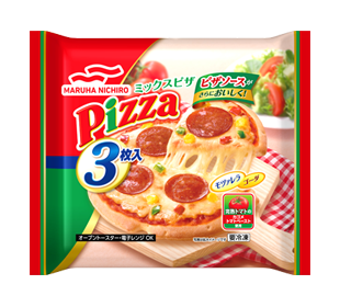 マルハニチロ　商品パッケージ　ピザ