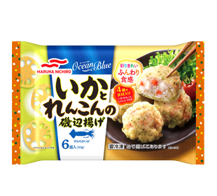 いかとれんこんの磯辺揚げ 冷凍食品 商品情報 マルハニチロ株式会社