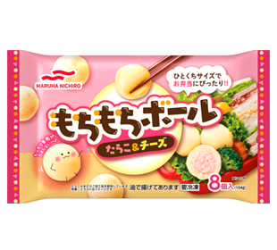 もちもちボール たらこ&チーズの商品パッケージイメージ