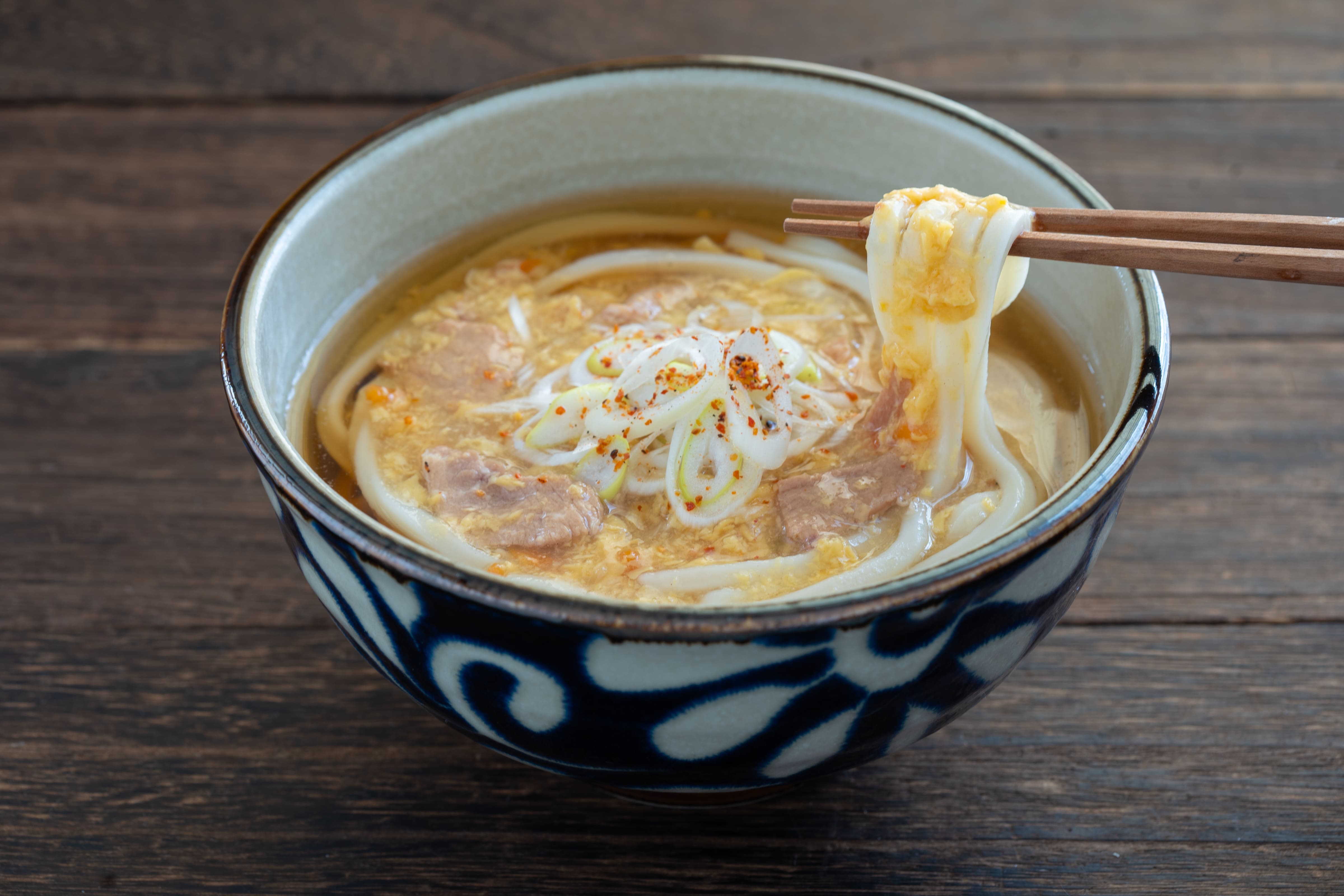 豚たまうどん