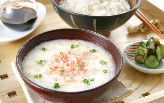 かにとろろご飯